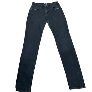 RVCA Jeans Men’s 28 Black Slim Fit Stretch Denim